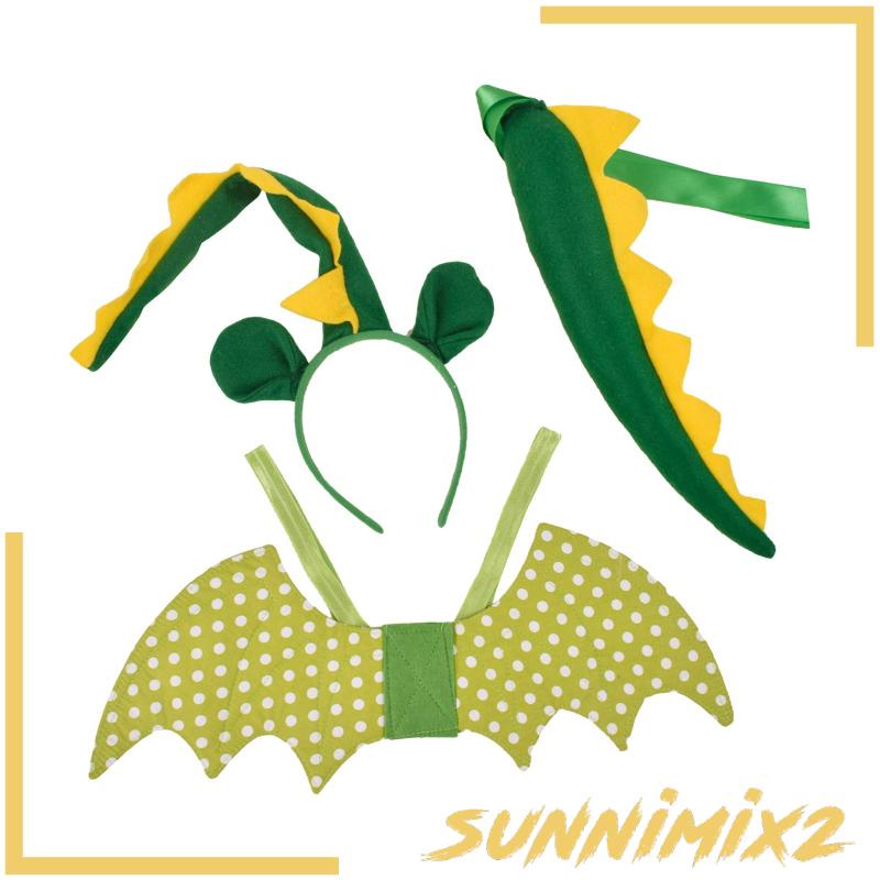 Set 3 Món Đồ Hóa Trang Khủng Long Có Cánh Cho Bé