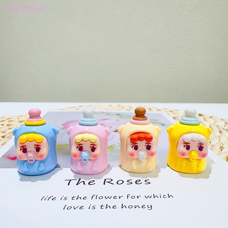 Móc Khóa Hình Bình Sữa Em Bé Bằng Nhựa resin Mới