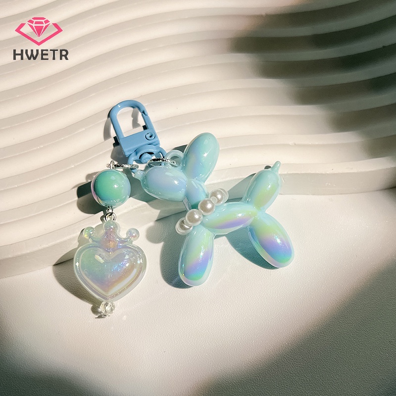 Móc Khóa Hình Chú Chó Bằng acrylic Dễ Thương Nhiều Màu Mới