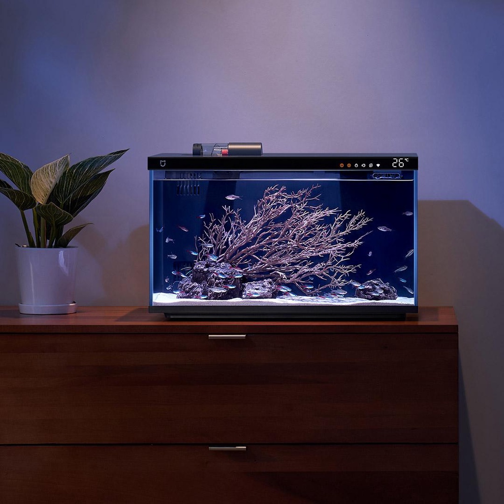 Bể cá thông minh Xiaomi Mijia Smart Fish Tank MYG100 20L kết nối app MiHome tích hợp bơm lọc nước- Minh Tín Shop