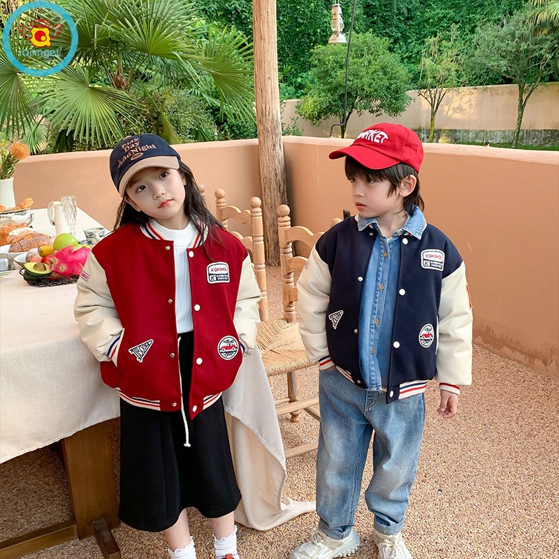 Iq Áo Khoác Bóng Chày Bằng cotton Thời Trang Thu Đông Cho Bé