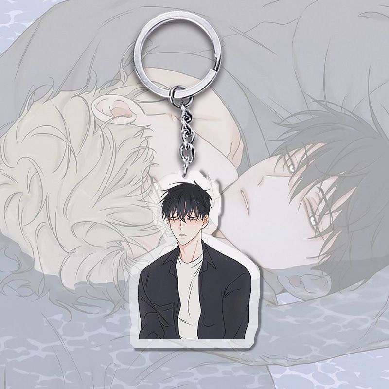 Móc khoá Low Tide In Twilight Anime Đêm bên bờ biển Yeo TaeJu Kim EuiHyun Acrylic Key Chain Man Korean BL Manwha