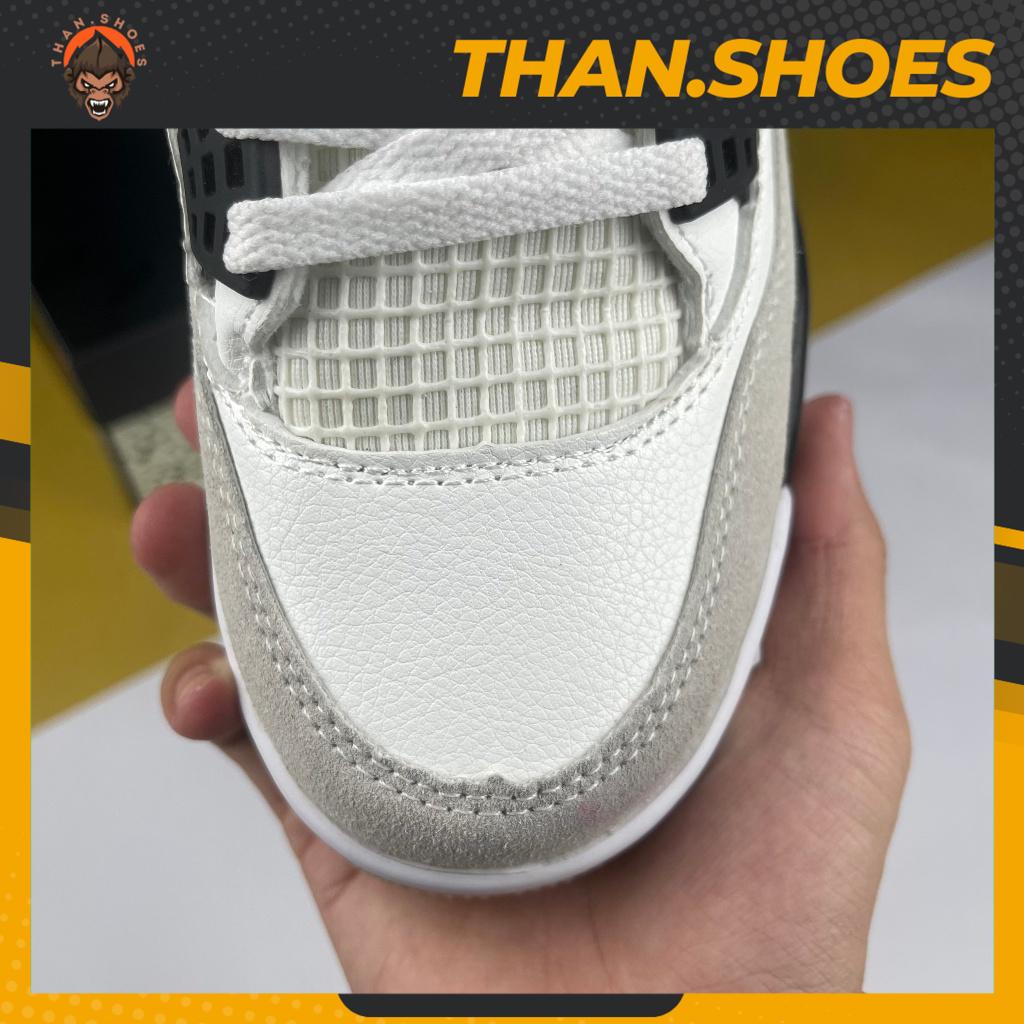 Giày JD4 SB Military Black Concept, JD4 Trắng Đen Xám - Than.Shoes