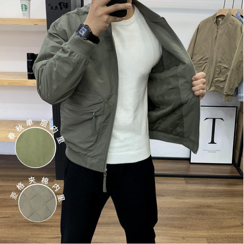 Áo Khoác Tay Dài Cổ Bẻ Dáng Ôm Thời Trang Mới Cho Nam