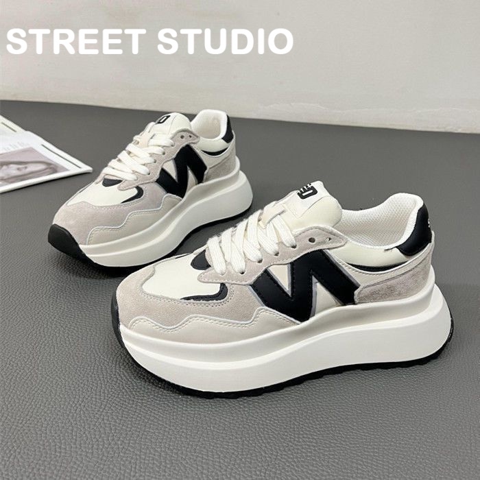 STREET STUDIO Giày Thể Thao Nữ Đế Siêu Nhẹ Thoáng Khí Thời Trang Thiết Kế Mới Cho Nữ thất bại xây dựng FYD2390H87 37Z230911