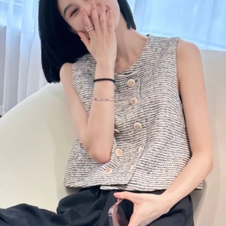 Áo Kiểu Không Tay Màu Sắc Tươi Sáng Thời Trang Cho Nữ