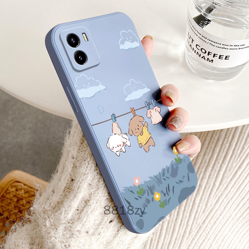 Ốp lưng vivo y15s y15a Ốp Điện Thoại tpu silicone Mềm Chống Rơi Vỡ In Hình Dễ Thương Kèm Dây Đeo Cho vivo y15s y15a