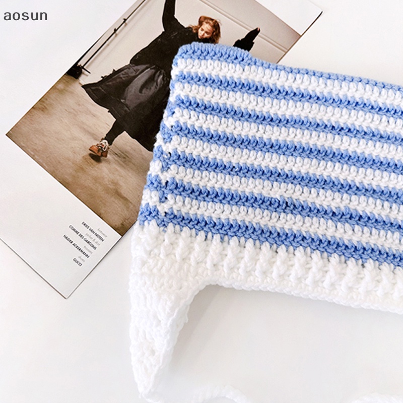 Mũ beanie Giữ Ấm Tai Hình Tai Mèo Phong Cách Hàn Quốc Dễ Thương
