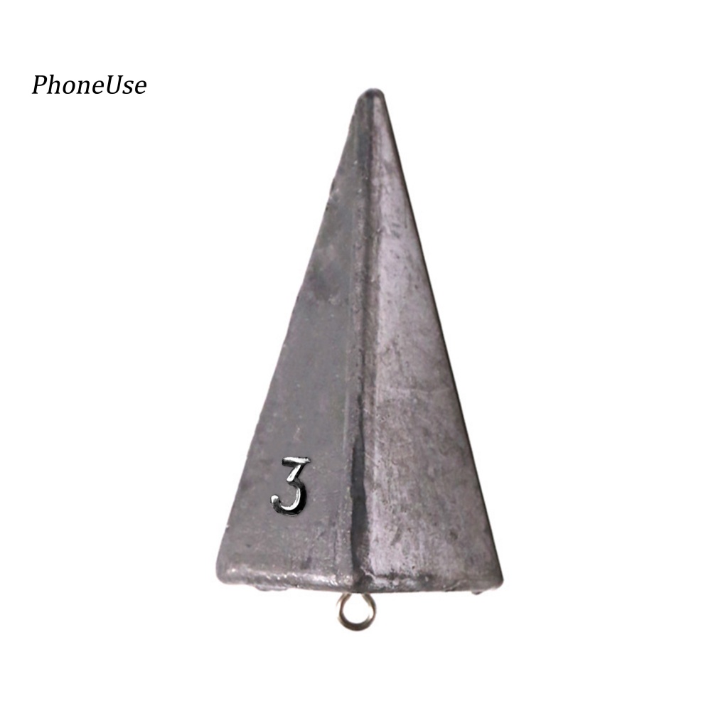Điện Thoại Chì Trọng Lượng Chì Câu Cá Hình Kim Tự Tháp 2 / 3 / 4 / 5 / 6oz