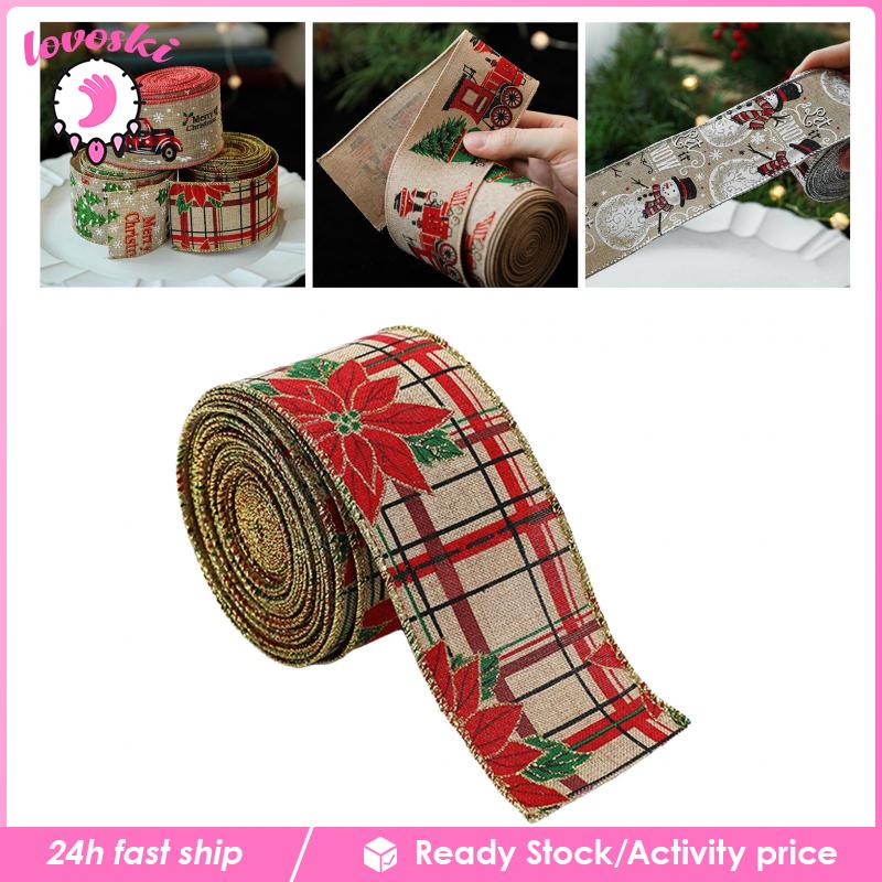 Cuộn Dây Ruy Băng diy Đa Năng Trang Trí Giáng Sinh