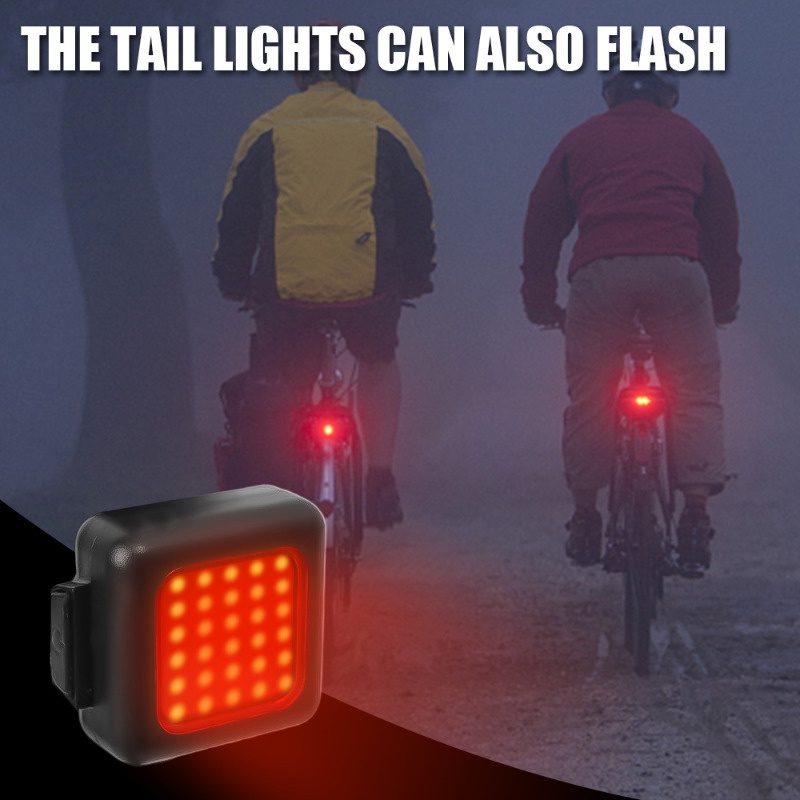 Đèn led mini Gắn Phía Trước / Sau Xe Đạp Kèm Sạc type-c Chống Thấm Nước Chất Lượng Cao