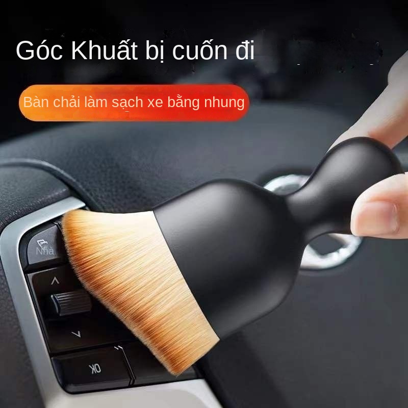 Bàn Chải mini Lông Mềm Vệ Sinh Khe Điều Hòa Xe Hơi vinfast Toyota Honda Benz BMW Mitsubishi