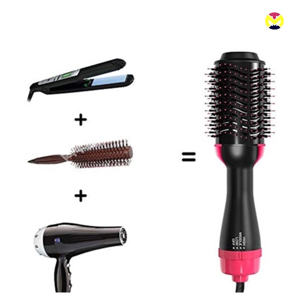 Lược điện ONE STEP 3 trong 1 (Sấy tóc, uốn xoăn tóc, chải thẳng)