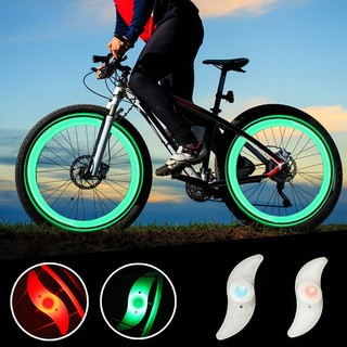 Đèn Gắn Căm Xe Đạp Ba Chế Độ Sáng Nhấp Nháy Đơn Giản Cho MTB