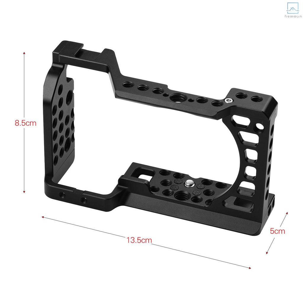 Khung Gắn camera Bằng Hợp Kim Nhôm Có Lỗ Thoát Khí 1 / 4 3 / 8 Thay Thế Cho a6000 / a6100 / a6300 / a6400 / a6500 #homevn