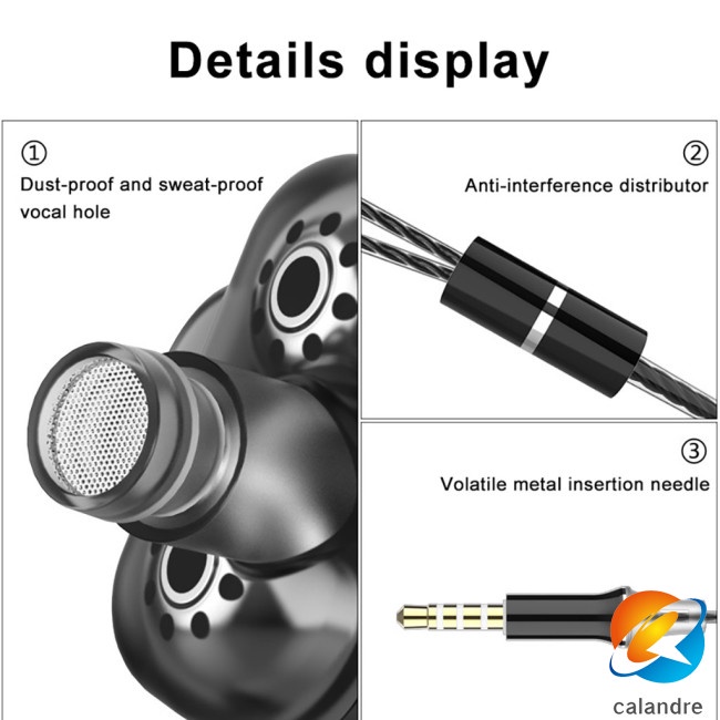 Tai Nghe Nhét Tai Âm Thanh hifi Siêu Trầm Jack 3.5mm