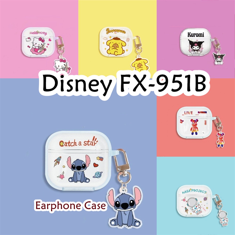 [3Cideas] Dành Cho Vỏ Disney FX-951B Thỏ Giai Điệu Trong Suốt Cho Vỏ Disney FX-951B Vỏ Tai Nghe Mềm