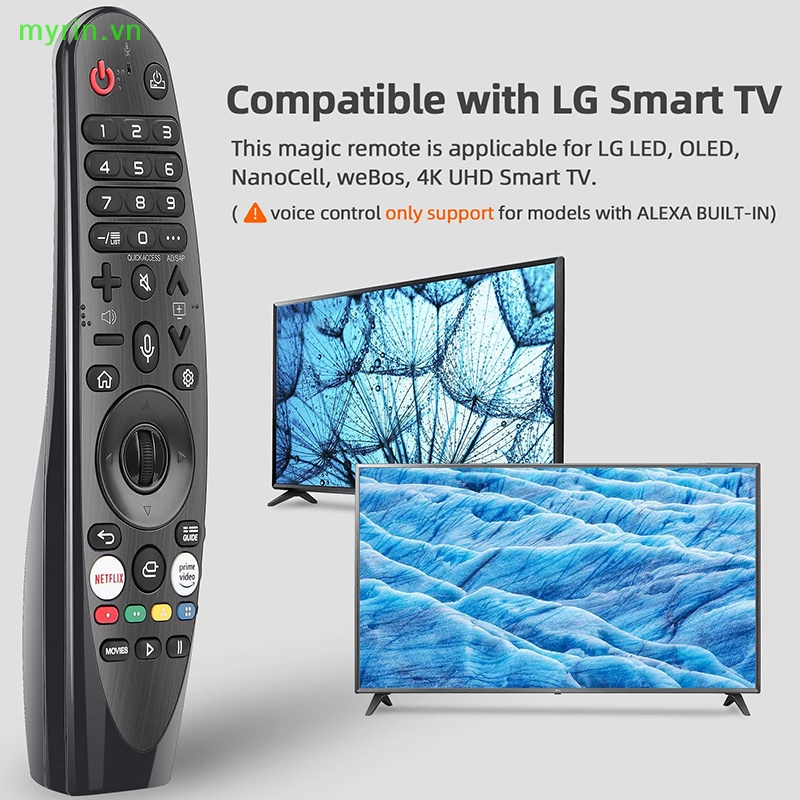 1 remote Điều Khiển Từ Xa Thay Thế Cho tv Thông Minh lg uhd oled oled qned Với / Không Có Chức Năng Nói Ma Thuật mr-20ga akb75855501 Vn vn vn