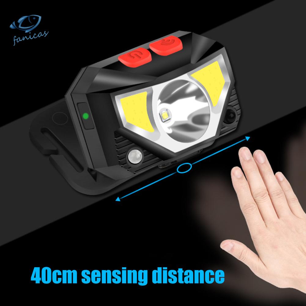 Đèn led Đội Đầu Siêu Sáng 1000mah xpg + cob Chống Thấm Nước