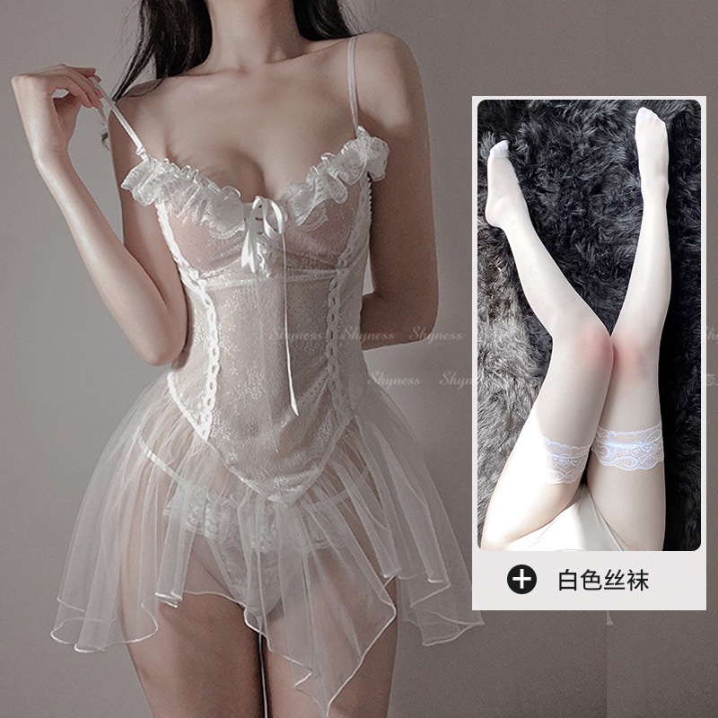 Bộ Đồ Ngủ Xuyên Thấu Quyến Rũ Gợi Cảm Cho Nữ