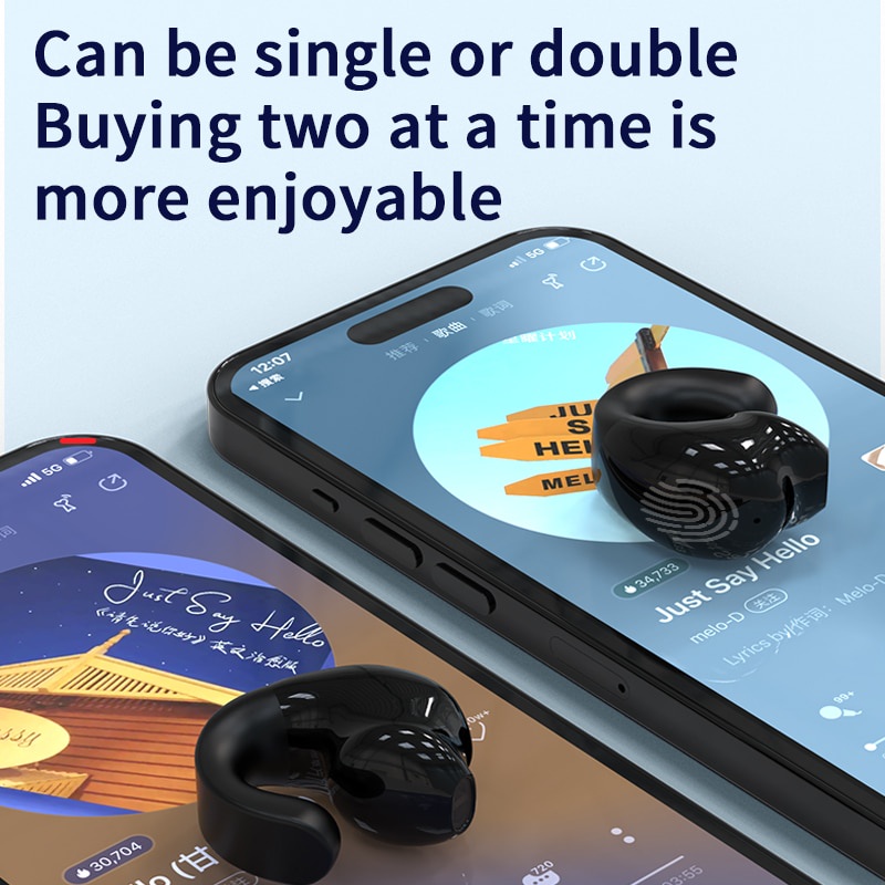 Tai Nghe bluetooth 5.3 Không Dây Chống Nước Có mic Kiểu Dáng Thể Thao