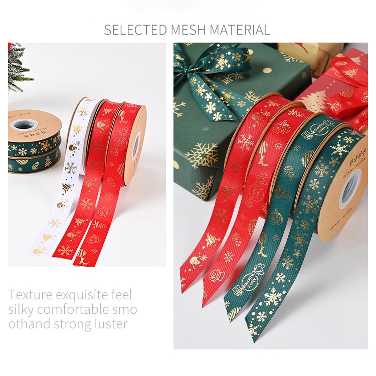 Dây Ruy Băng Trang Trí Quà Giáng Sinh