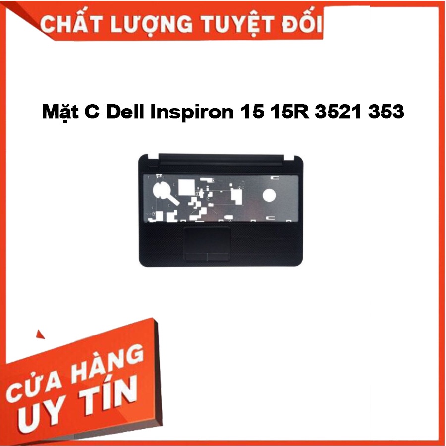 Vỏ laptop Dell Inspiron 15 15R 3521 3531 3537 5521 5537 5535, Vostro 2521, Latitude 3540 - Nhựa đen