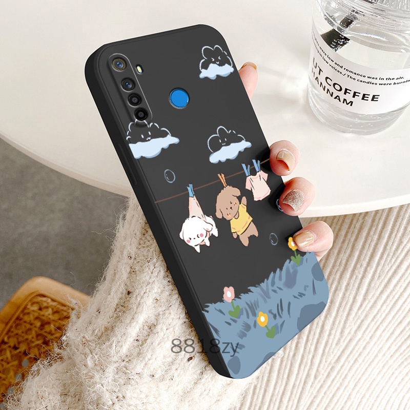 Ốp lưng Realme 5 5i 6i 5s 5 pro c3 Ốp Điện Thoại tpu silicone Mềm Chống Rơi Vỡ In Hình Dễ Thương Kèm Dây Đeo Cho Realme 5 5i 6i 5s 5 pro c3