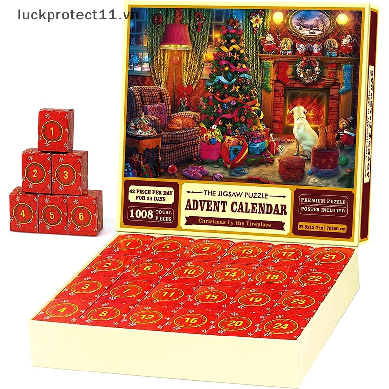 Bộ Đồ Chơi Ghép Hình 2023 # advent calendar 2023 24 Phần 1008 Mảnh Cho Bé
