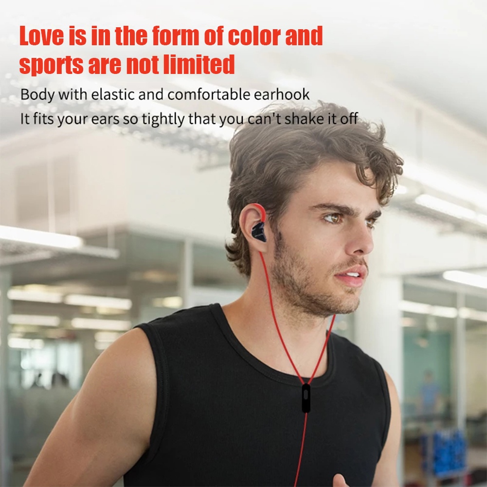 Tai Nghe Thể Thao Nhét Tai Chống Thấm Nước ipx5 g3 Có Micro Jack 3.5mm Âm Thanh Siêu Trầm - YKD