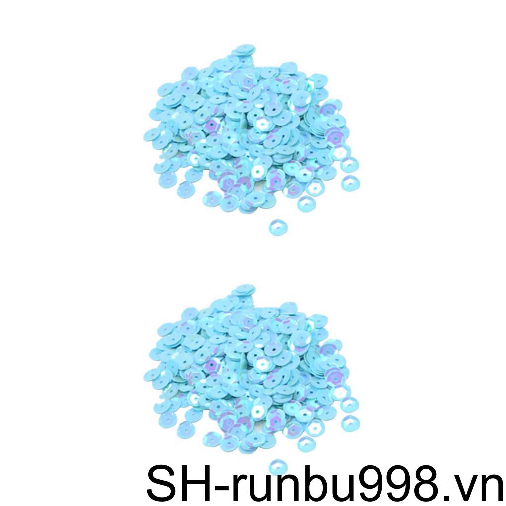 Set 1 / 2 / 3 / 5 400 Hạt Kim Sa Tròn 7mm May Vá Thủ Công