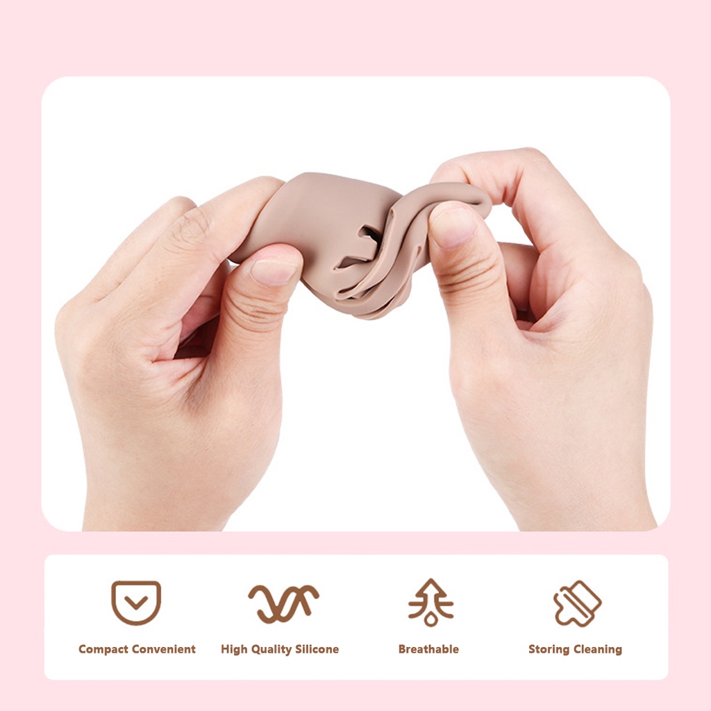 Hộp Đựng Mút Trang Điểm Hình Quả Trứng b21 Bằng Silicon Chống Bụi Và Thoáng Khí Ốp
