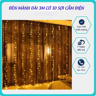 Đèn rèm mành mưa led rủ mành đèn led thả mành trang trí ngoài trời trang trí sự kiện nhà cửa sảnh quán cafe