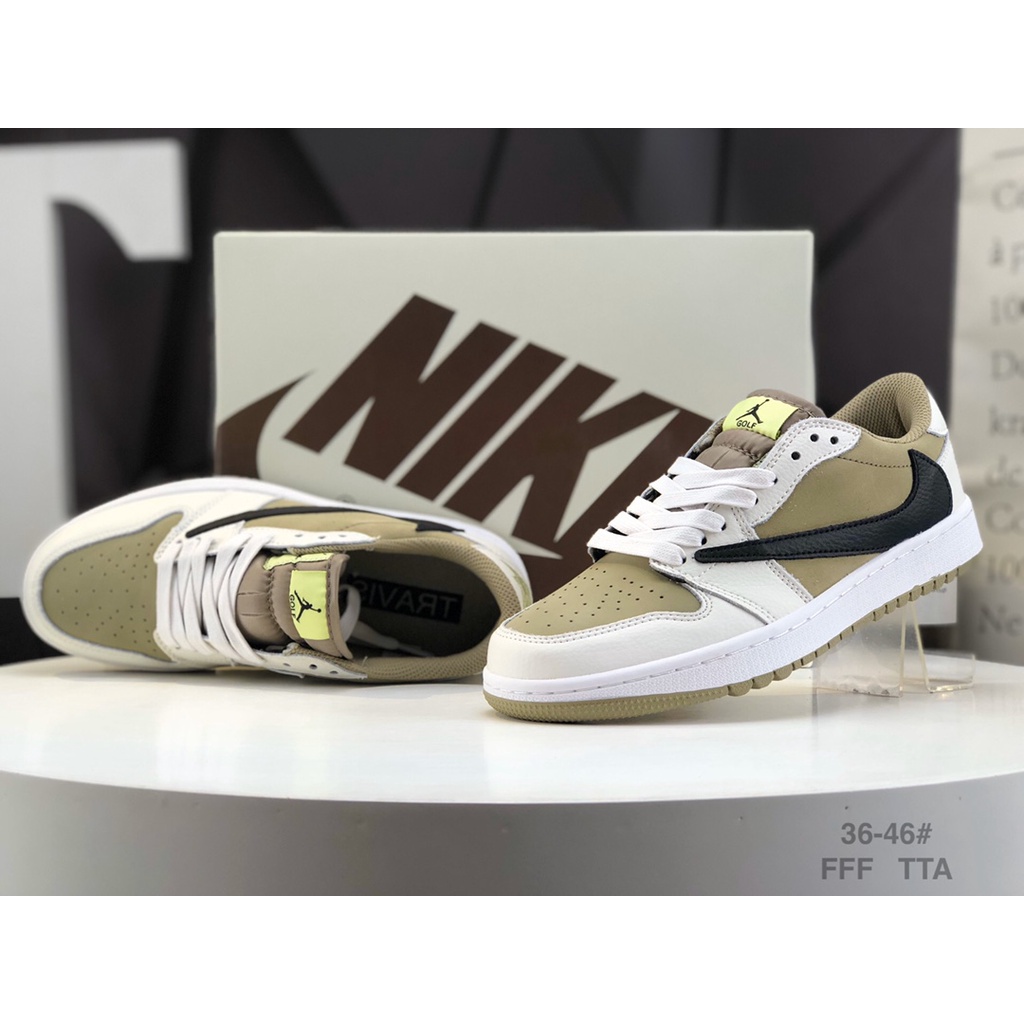 Giày Thể Thao travis scott x jordan 1 golf aj1 fz3124-200 36-45