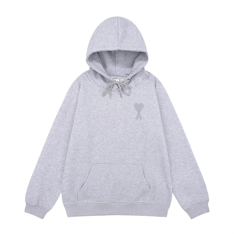 Áo Khoác Sweater Có Mũ Trùm Thêu Hình Trái Tim a8m8i-autumn Phong Cách Mỹ Xinh Xắn Phù Hợp Cho Cả Nam Và Nữ