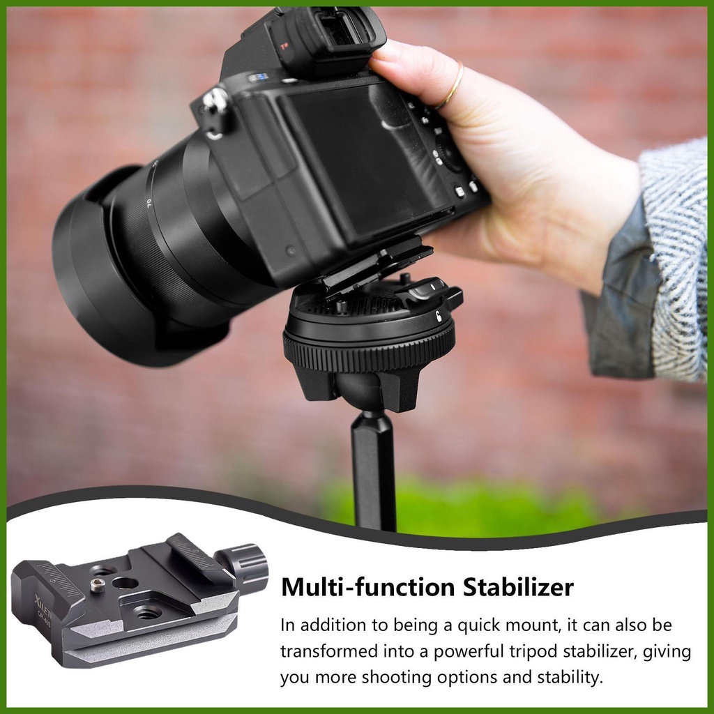 Tấm Tháo Lắp Nhanh Bằng Hợp Kim Nhôm Thông Dụng Cho Chân Đế Máy Ảnh