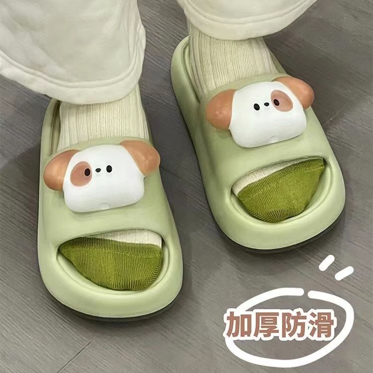 Dép unisex Chống Trượt Hình Quả Táo Đỏ Dễ Thương