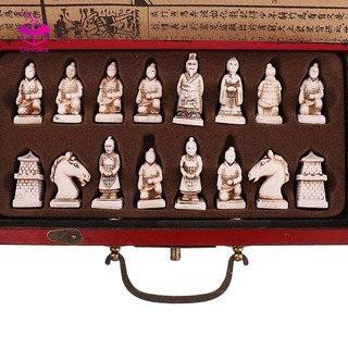 Bộ cờ tướng DEVOKO màu đất nung phong cách vintage