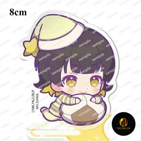 Standee mini BLUE LOCK ver CHÚC BÉ NGỦ NGON tượng acrylic anime mica chibi mô hình trang trí
