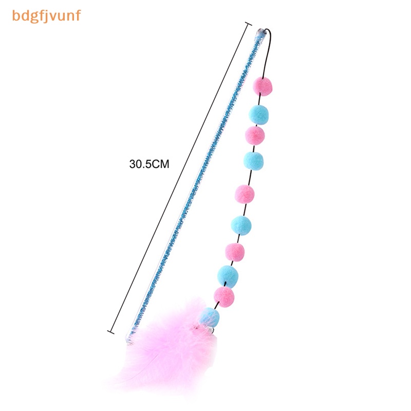 Bdgf Đồ Chơi Bóng Lông Lông Vũ acrylic Tương Phản Vui Nhộn Để Tập Luyện Mèo Trong Nhà vn
