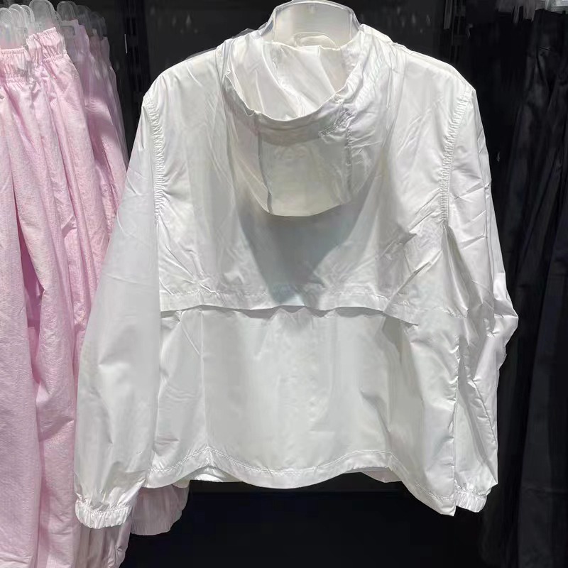 Nike Áo Khoác Có Mũ Thêu logo Thời Trang Cá Tính Cho Nữ