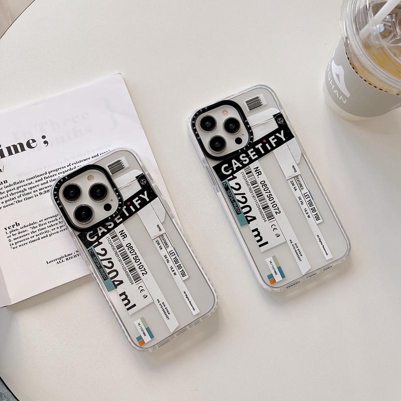 Casetify Ốp Điện Thoại silicone Mềm Hình logo note Cho iphone 15 14 12 13 pro 15pro max