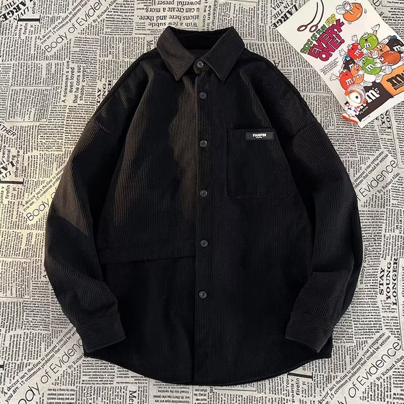 Áo Sơ Mi Tay Dài Dáng Rộng Kiểu vintage Nhật Bản plus size m-8xl