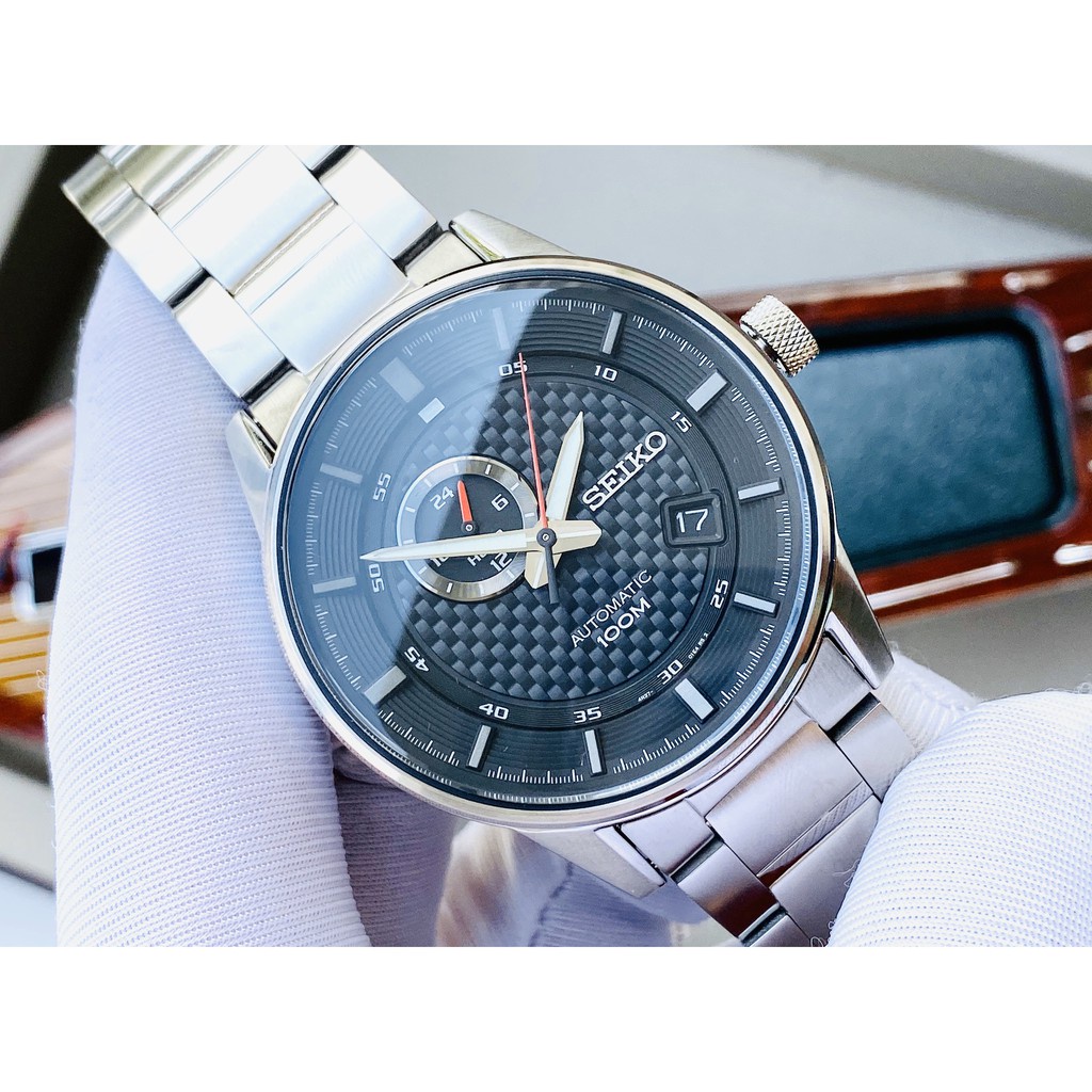 Đồng hồ nam chính hãng Seiko SSA381K1 - Máy Automatic cơ - Kính cứng