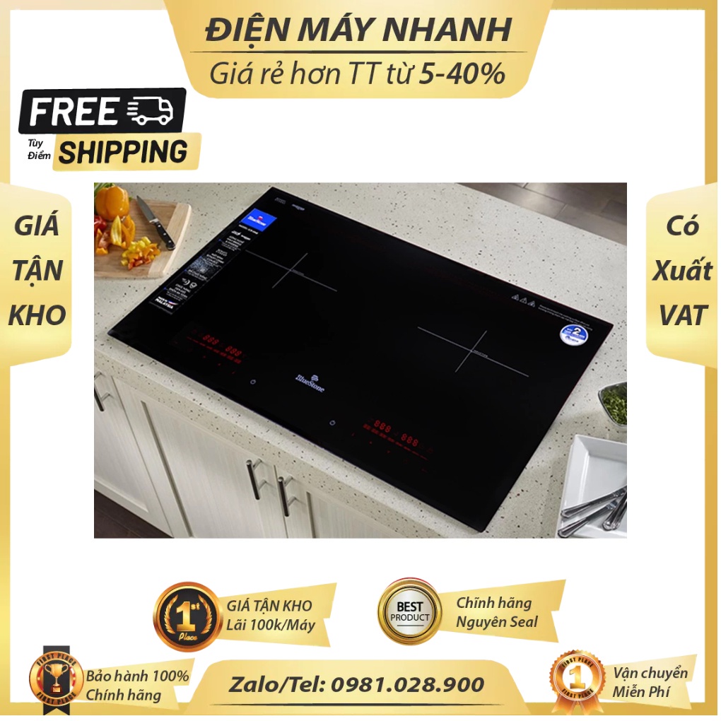 Bếp từ đôi Bluestone ICB-6948 5200W - NB