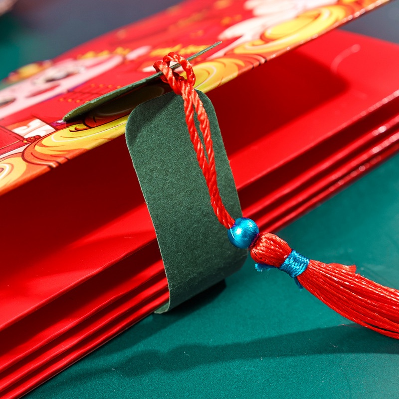 Bao Lì Xì Màu Đỏ May Mắn / Bao Lì Xì Gài Năm Mới / 2024 Phong Cách Truyền Thống Trung Quốc / Lễ Hội Mùa Xuân hongbao