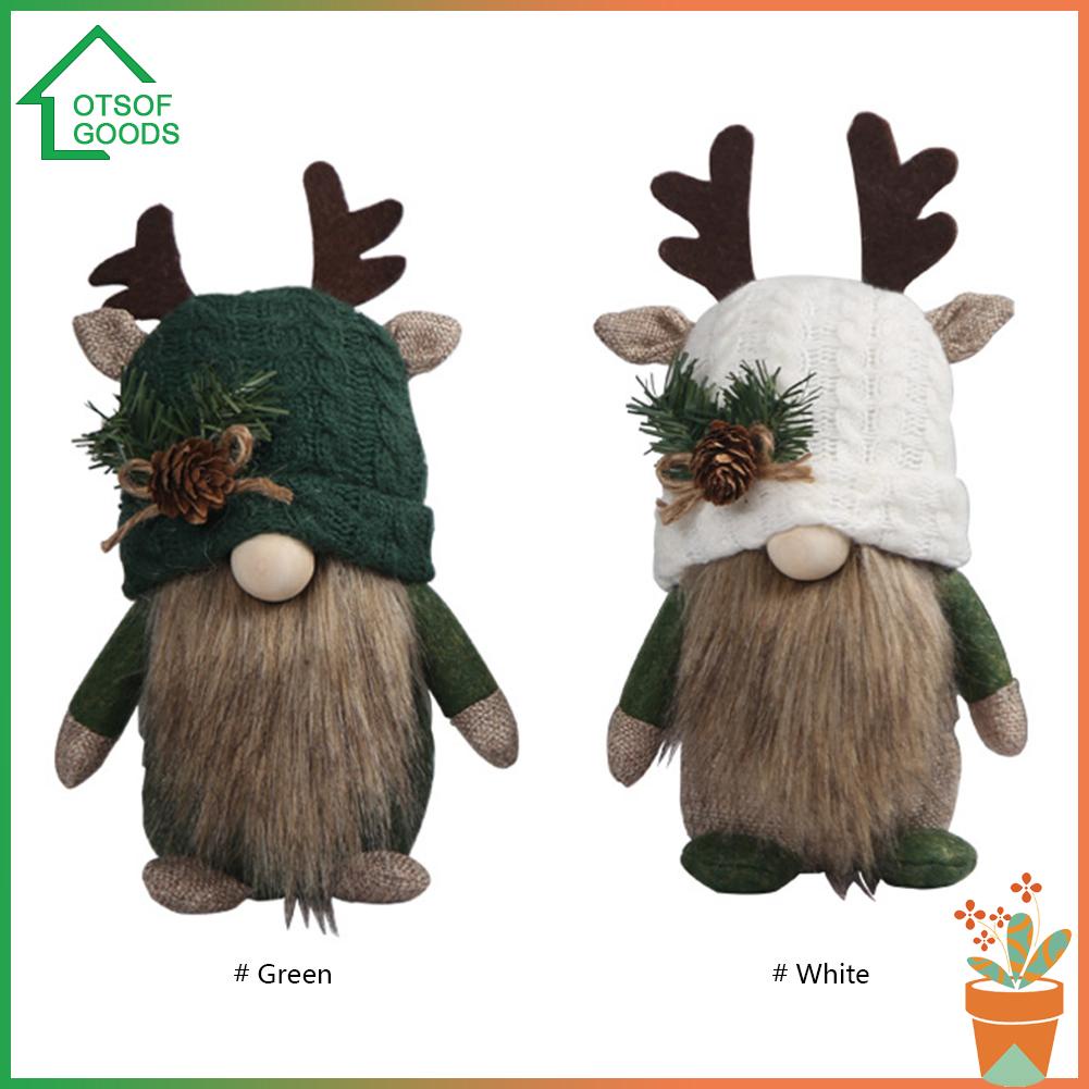 ✿ Túi Xách Nhiều Ngăn Tiện Dụng Thời Trang ✿ Sừng Hươu Đan Len Trang Trí Bàn Làm Việc Cho Dịp Giáng Sinh Năm Mới