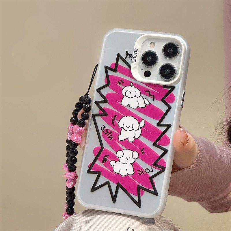 ỐP LƯNG IPHONE Ốp Điện Thoại Nhám In Hình Chú Cún Màu laser Cho iphone15 / 14promax / 13 / 12 / 11 / xr / xs / x / xsmax / 7 / 8plus