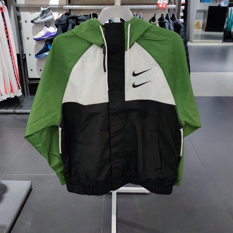 Nike Áo Khoác Thể Thao Có Mũ Trùm Siêu Nhẹ Thời Trang Đường Phố unisex cj4889 100%