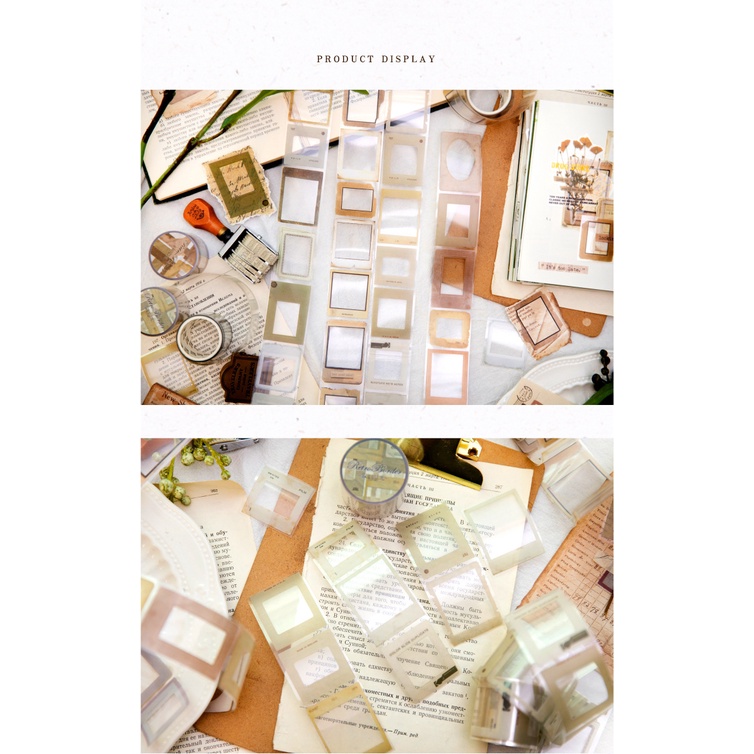 Cuộn Băng Keo Dán Viền Trang Trí Sổ Lưu Niệm diy 38mm * 200cm